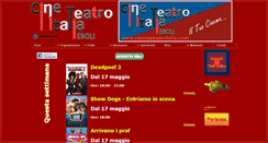 Desktop Screenshot of cinemateatroitalia.com